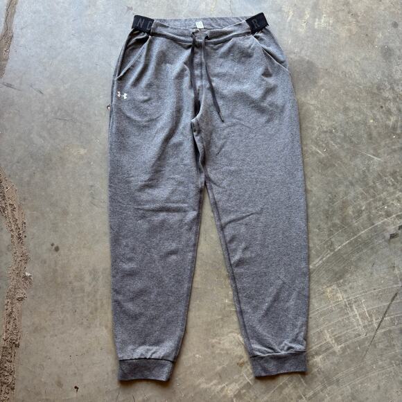 Under Armour Sweat Pants Women's XS Grey Athletic Track Gym Joggers - Picture 2 of 12